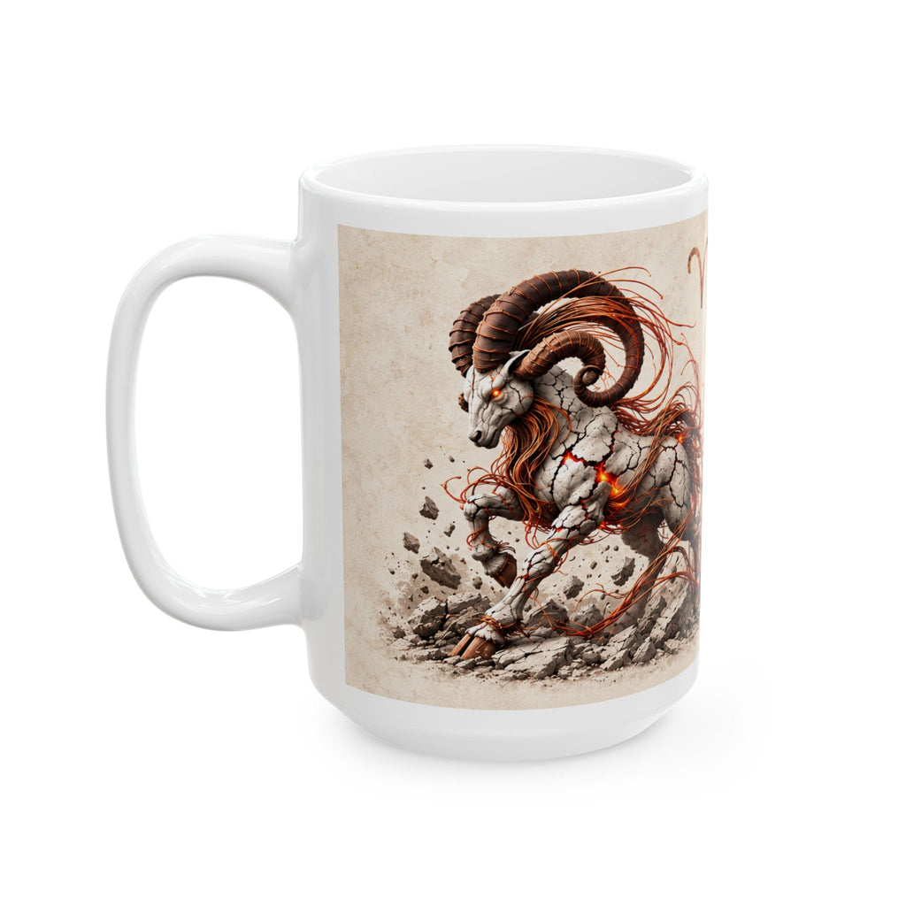 Aries — Courage to Begin Zodiac Mug, 15oz