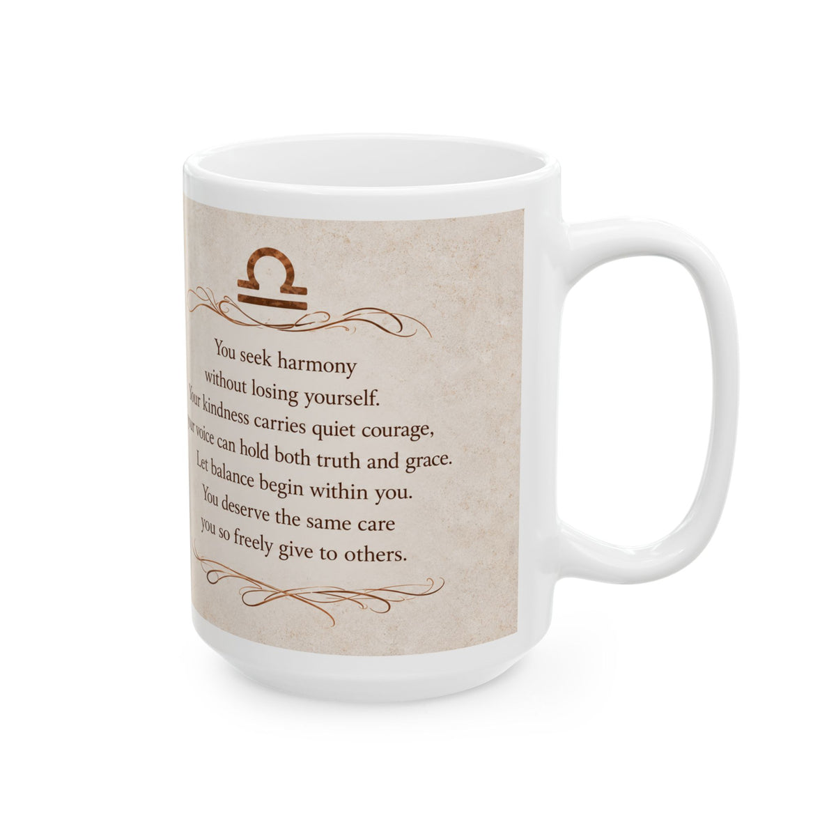 Libra — Balance Within Zodiac Mug, 15oz