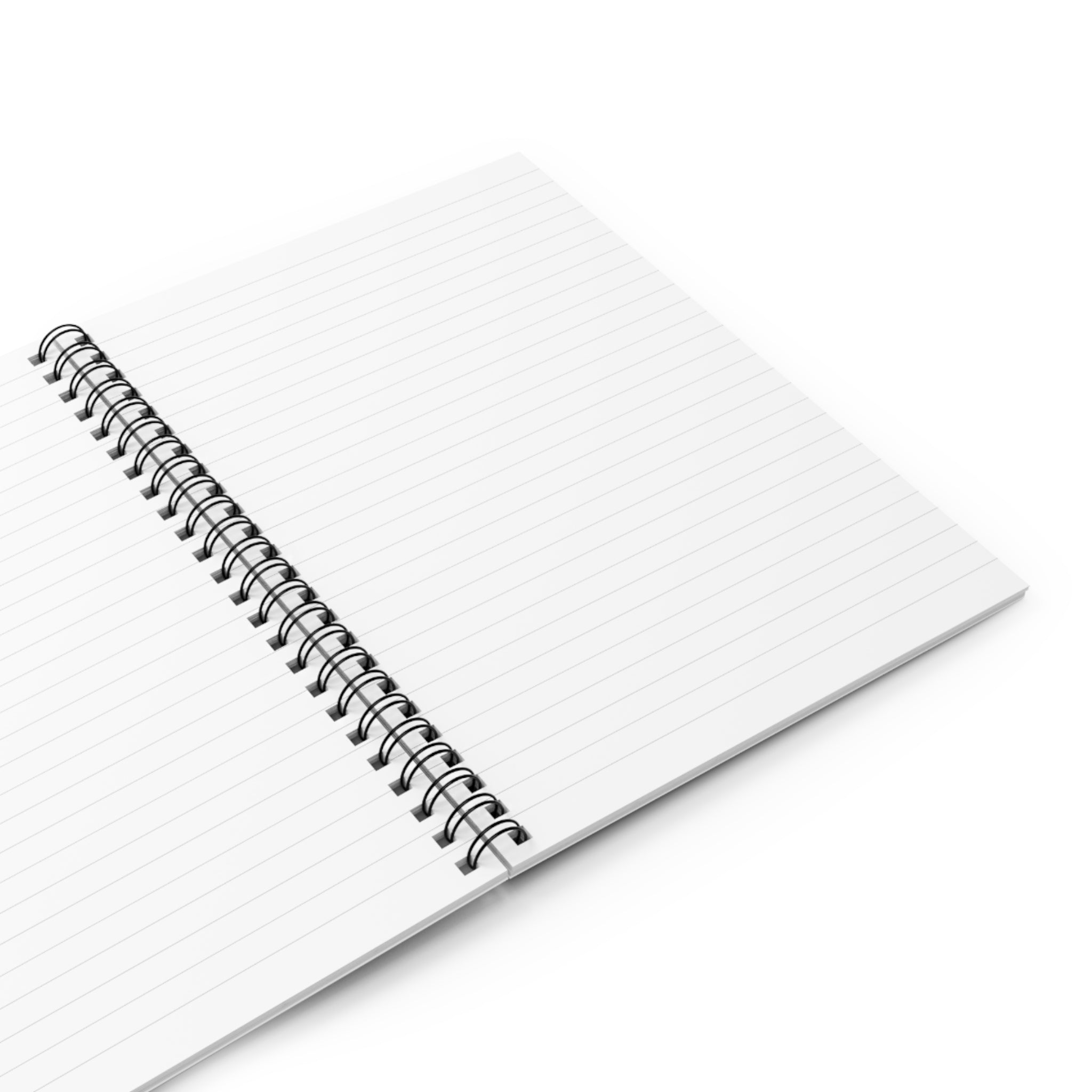 Artistic Figure Spiral Notebook — Sketchy Angel & Muse Ruled Journal