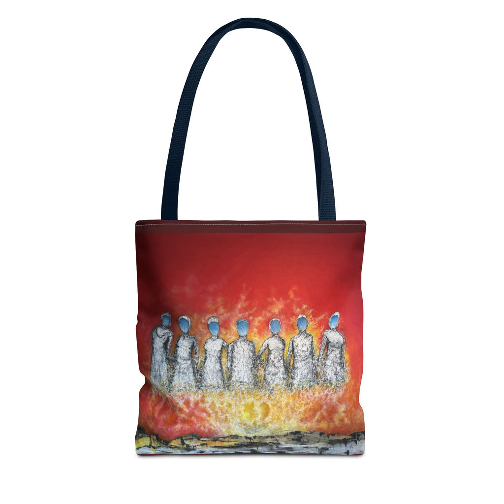 Unite Your Thoughts — Art Tote Bag, 13 × 13 in