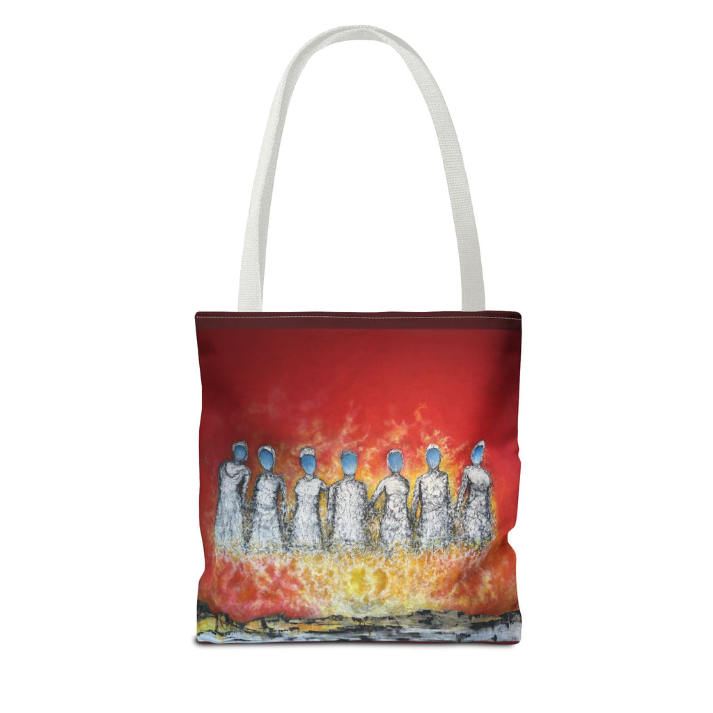 Unite Your Thoughts — Art Tote Bag, 13 × 13 in