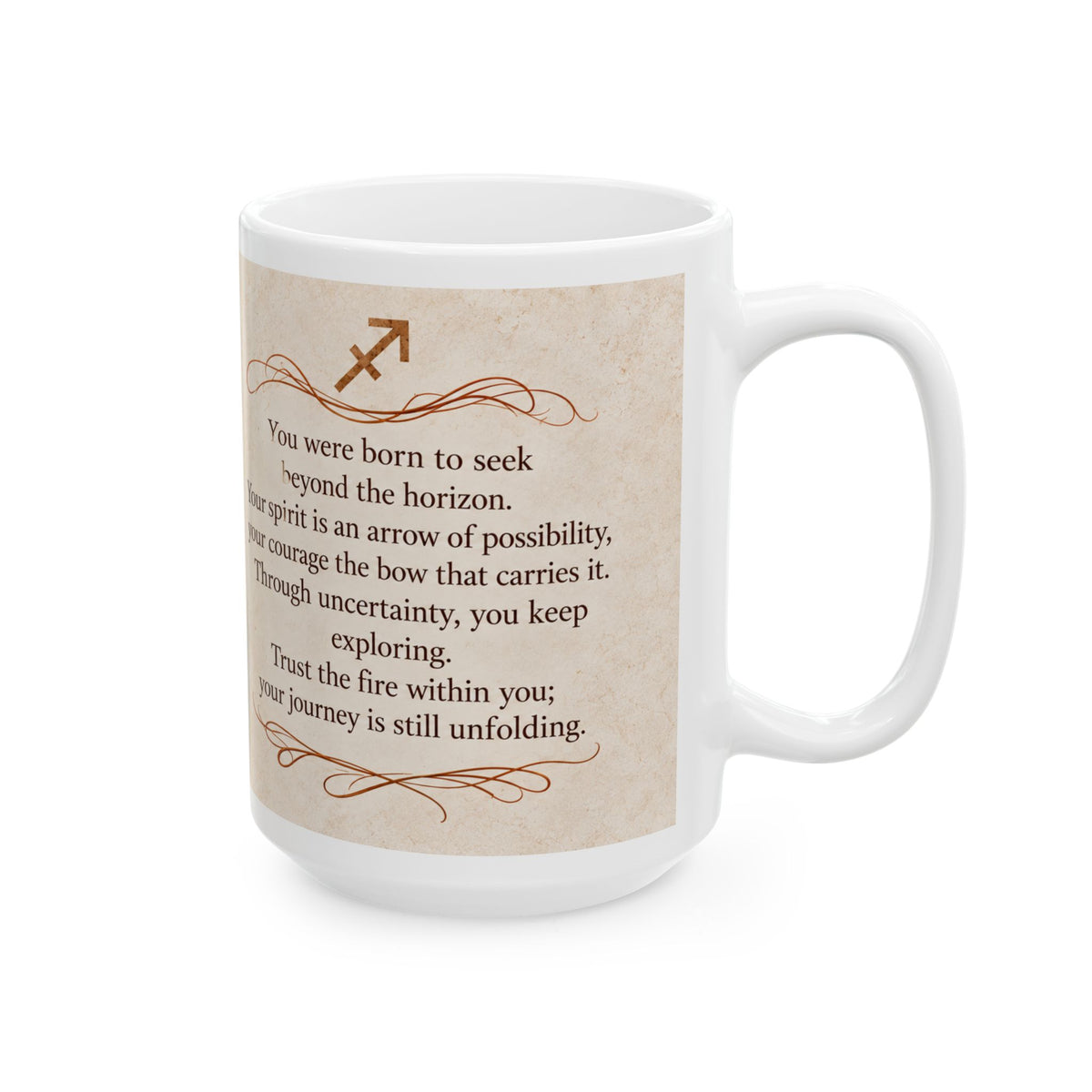 Sagittarius — Beyond the Horizon Zodiac Mug, 15oz