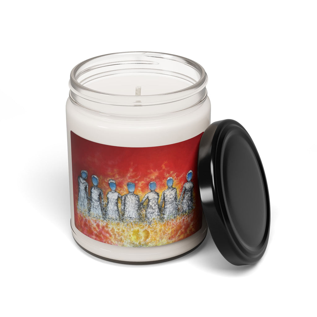 Original oil painting printed on Scented Candle. Unite the light — Art by Tobba (9oz)