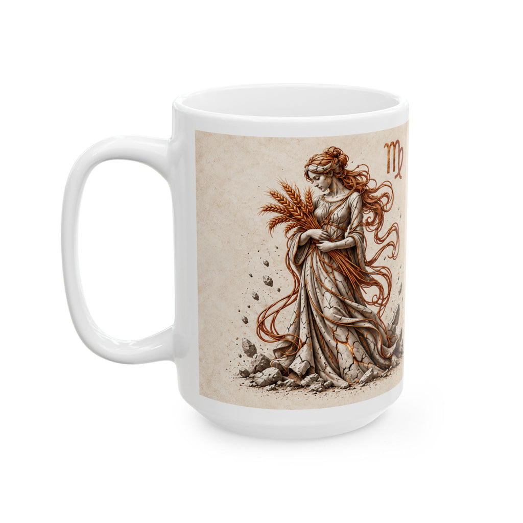Virgo — Worthy of Love and Rest Zodiac Mug, 15oz