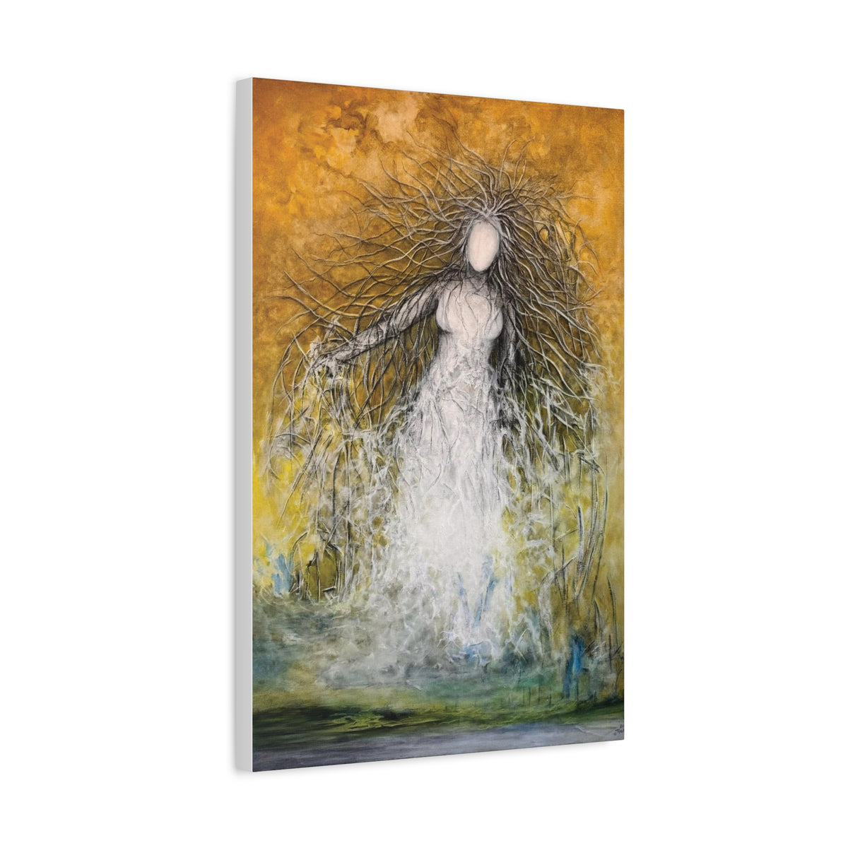She Who Commands the Light — Matte Canvas Art Print