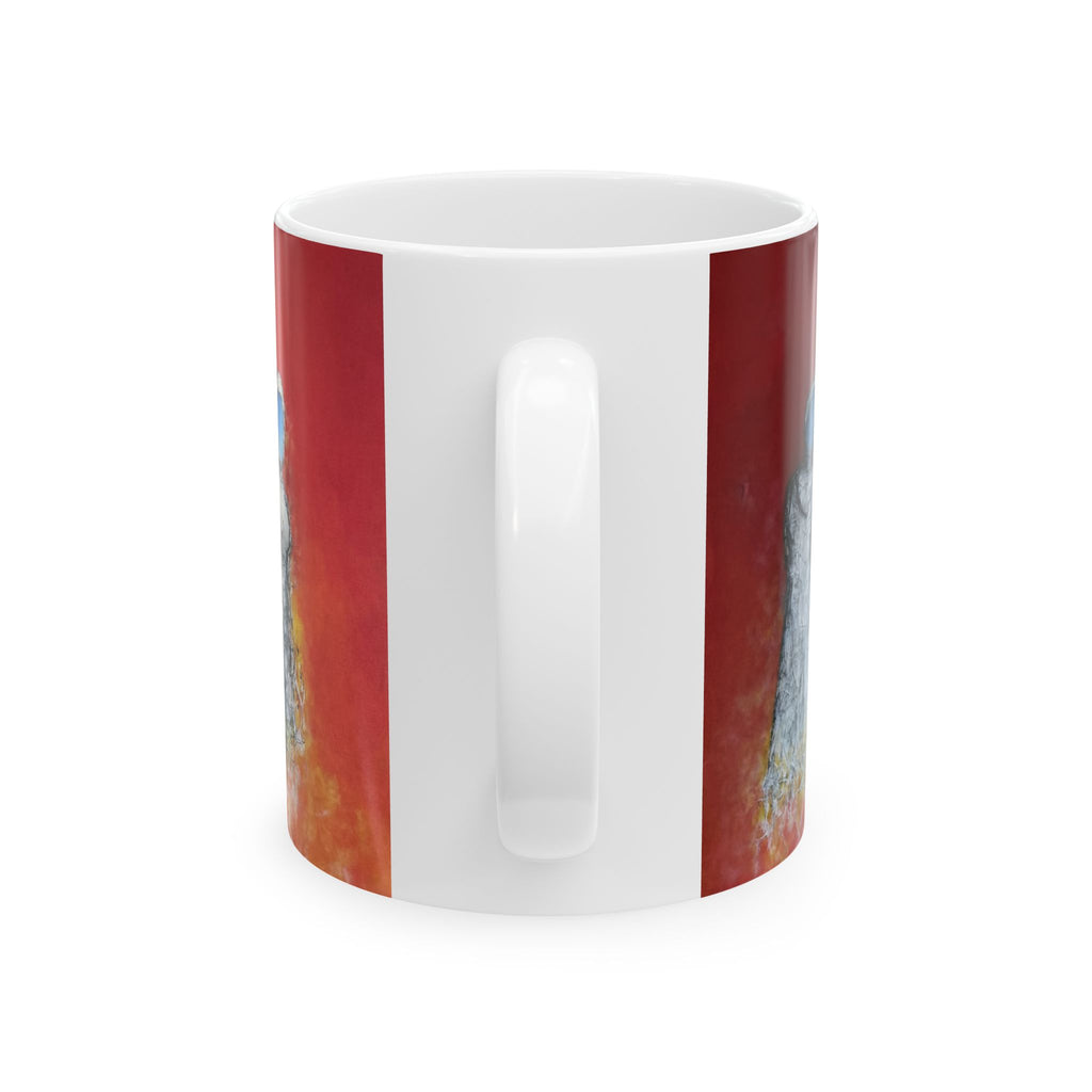 Original oil painting printed on a Mug. Unite your thoughts, before starting your day. — Art by Tobba ( 11oz/15oz)