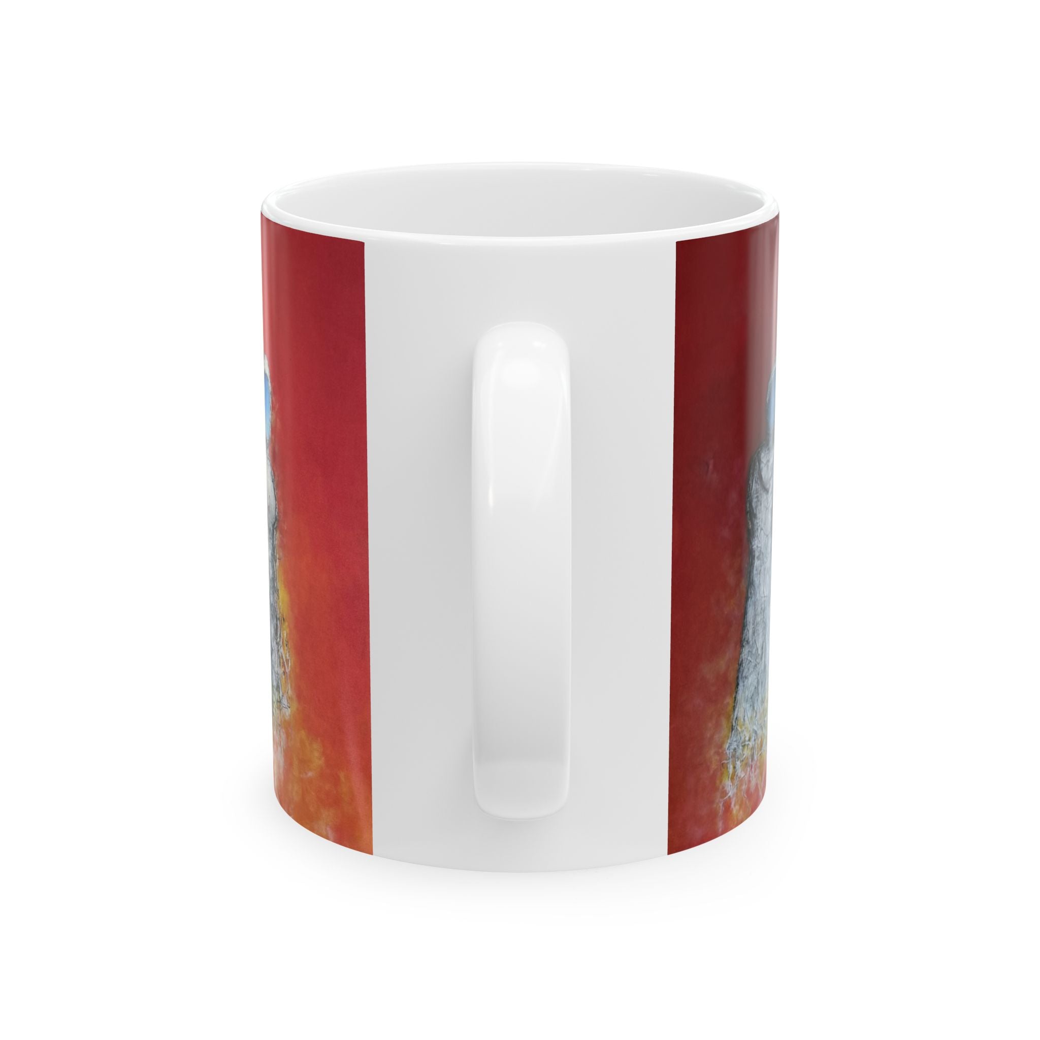 Original oil painting printed on a Mug. Unite your thoughts, before starting your day. — Art by Tobba ( 11oz/15oz)