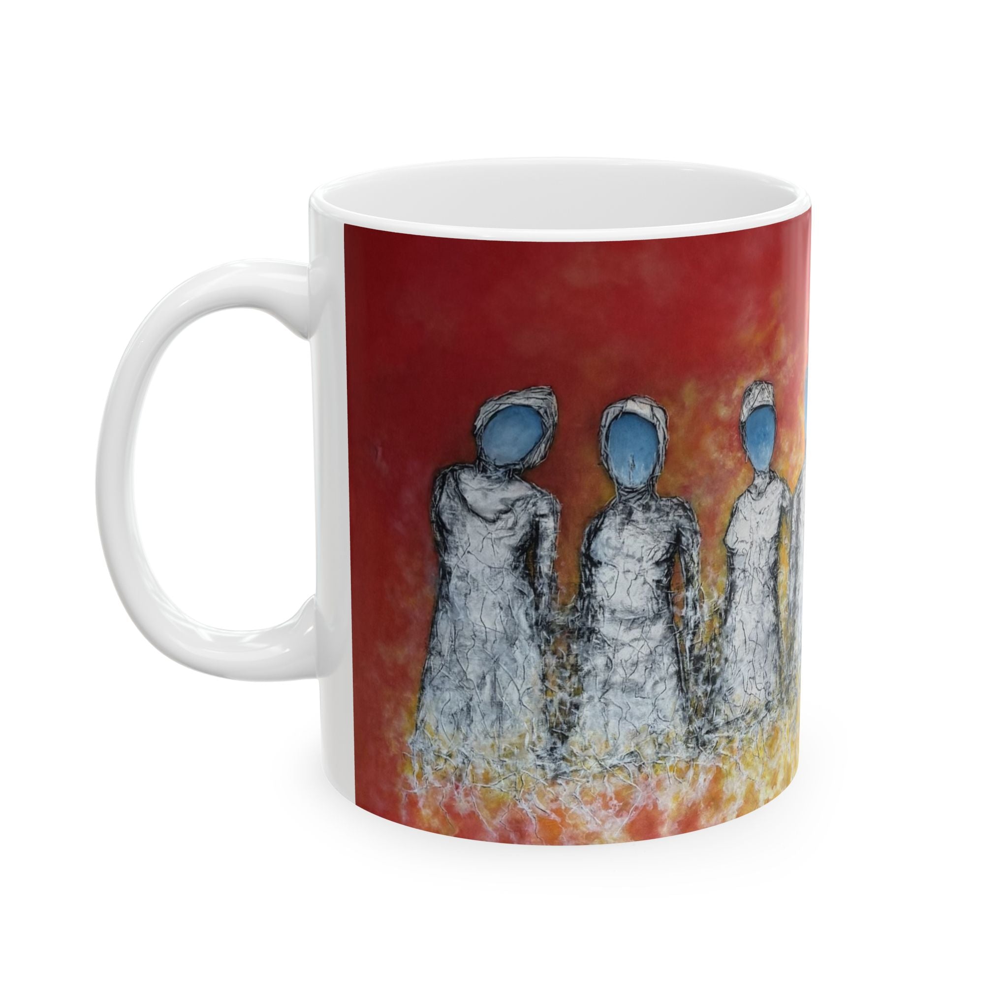 Original oil painting printed on a Mug. Unite your thoughts, before starting your day. — Art by Tobba ( 11oz/15oz)