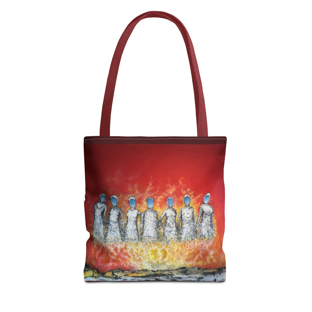 Unite Your Thoughts — Art Tote Bag, 13 × 13 in