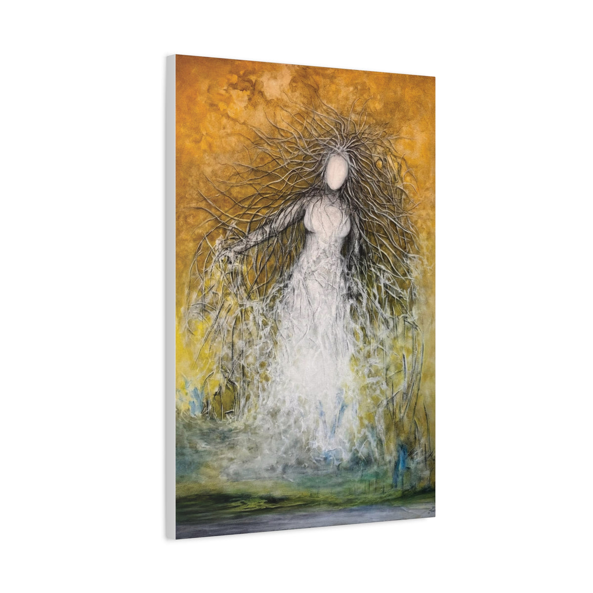 She Who Commands the Light — Matte Canvas Art Print