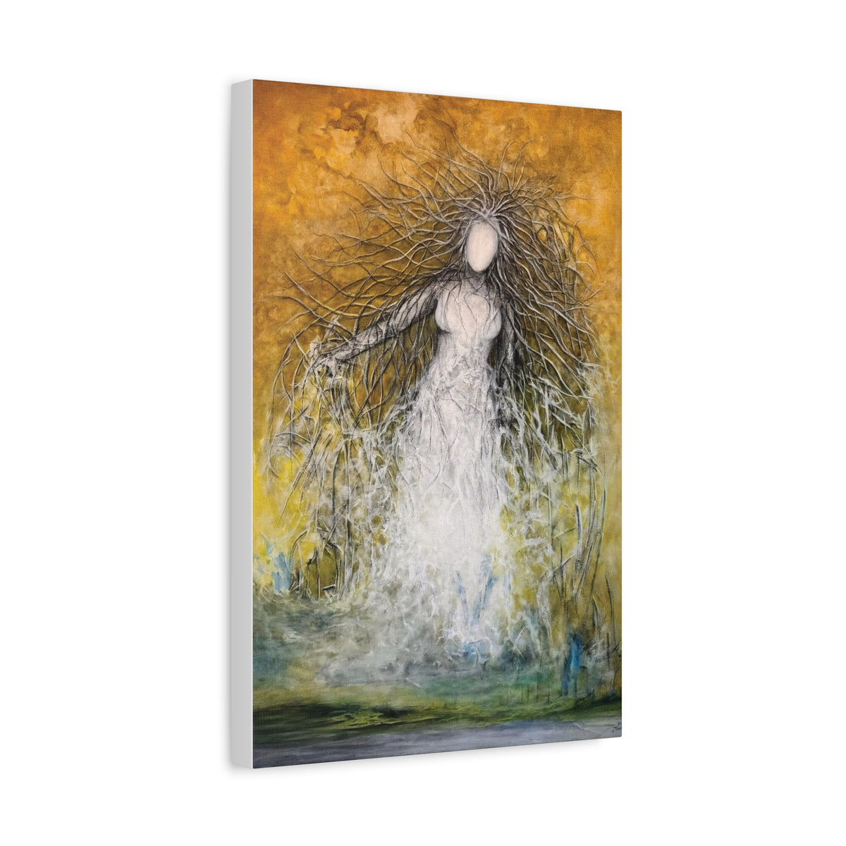 She Who Commands the Light — Matte Canvas Art Print