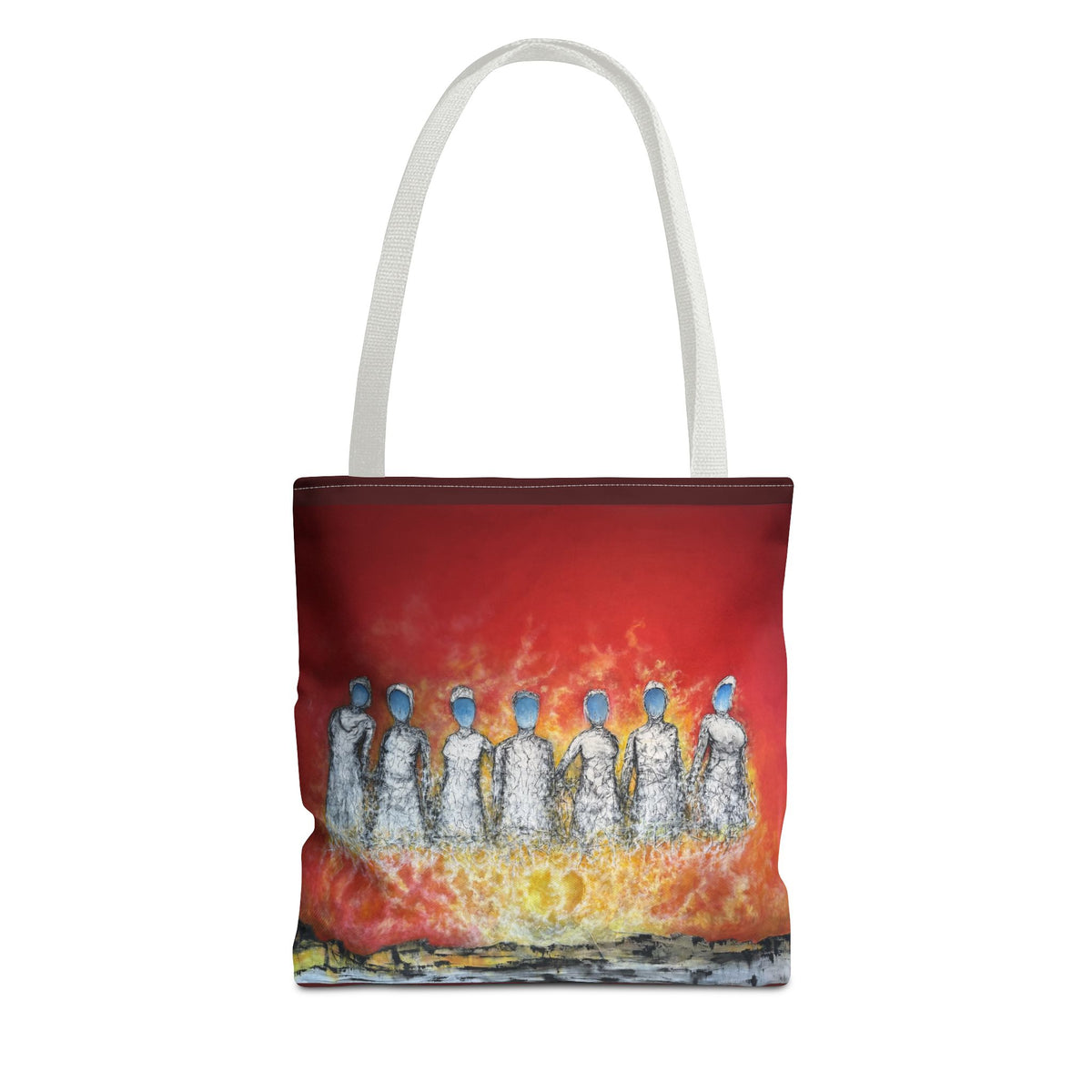 Unite Your Thoughts — Art Tote Bag, 13 × 13 in