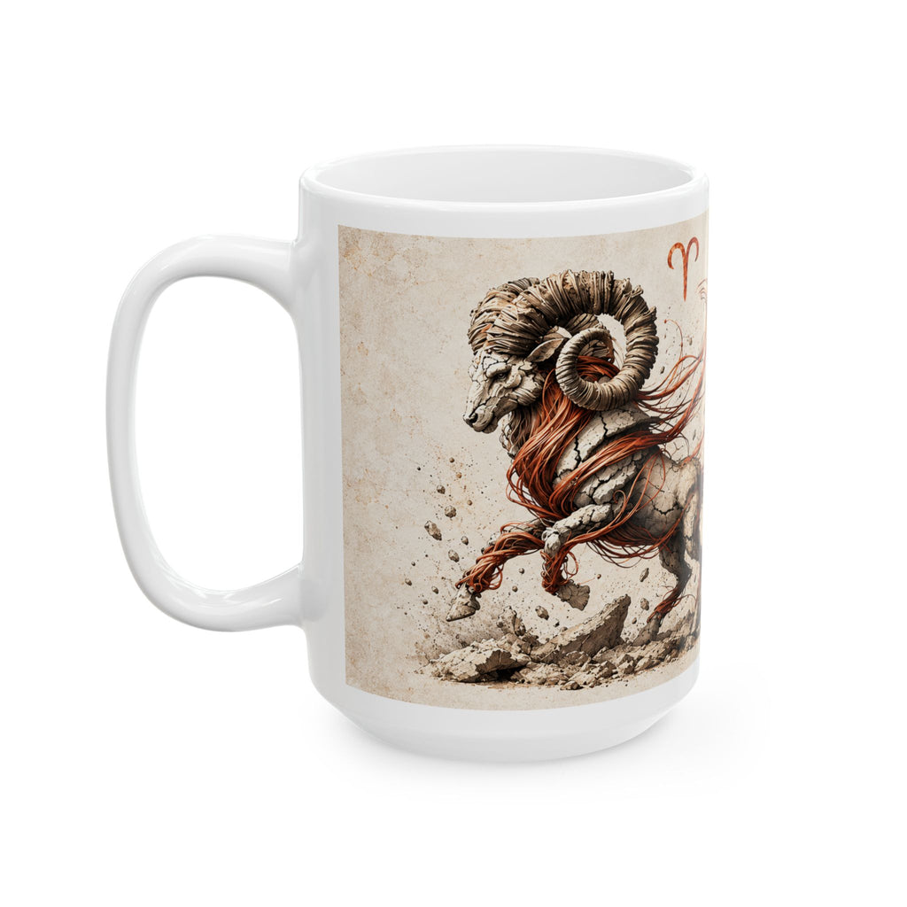 Aries — Force of Nature Zodiac Mug, 15oz