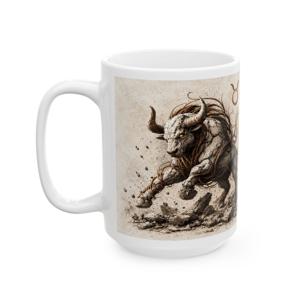 Taurus — Born to Endure Zodiac Mug, 15oz