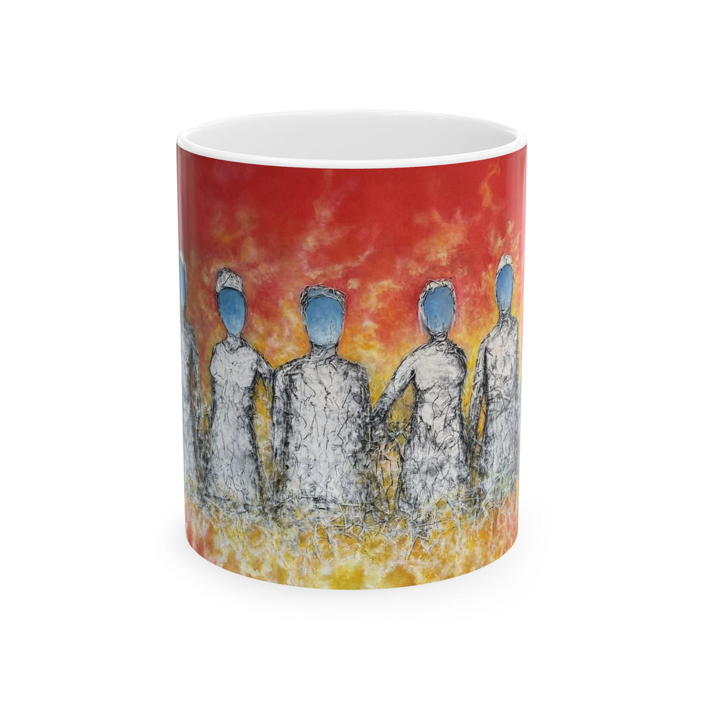Original oil painting printed on a Mug. Unite your thoughts, before starting your day. — Art by Tobba ( 11oz/15oz)