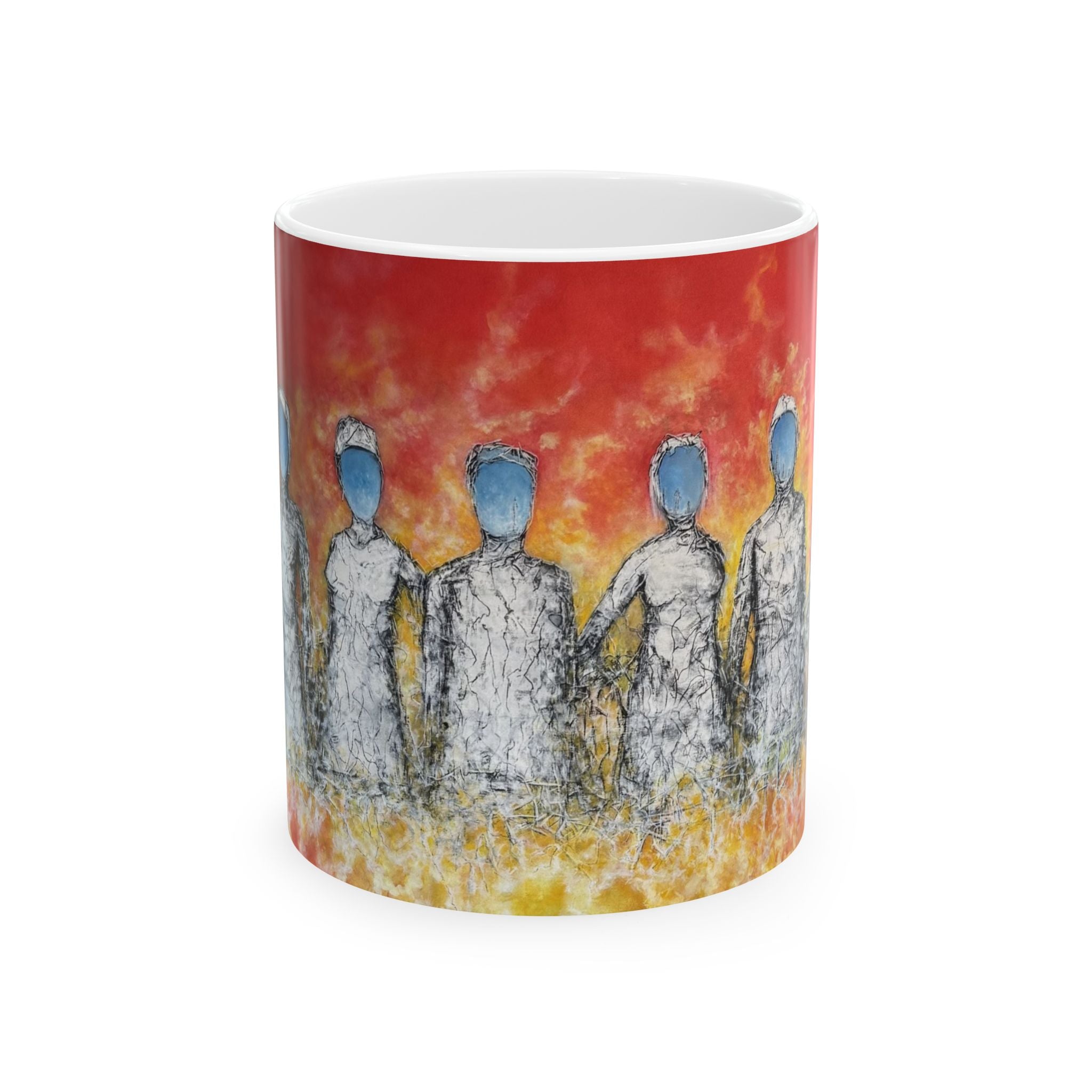 Original oil painting printed on a Mug. Unite your thoughts, before starting your day. — Art by Tobba ( 11oz/15oz)