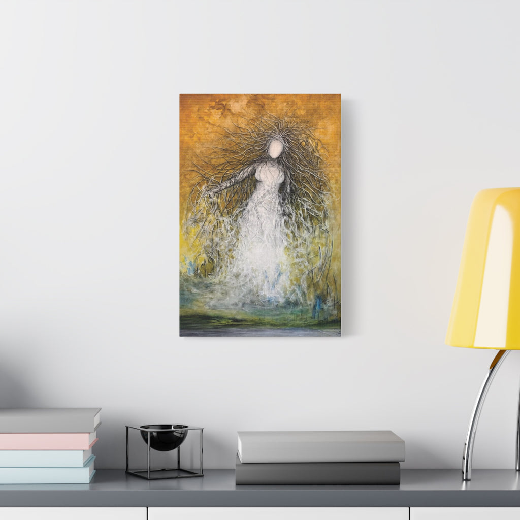 She Who Commands the Light — Matte Canvas Art Print