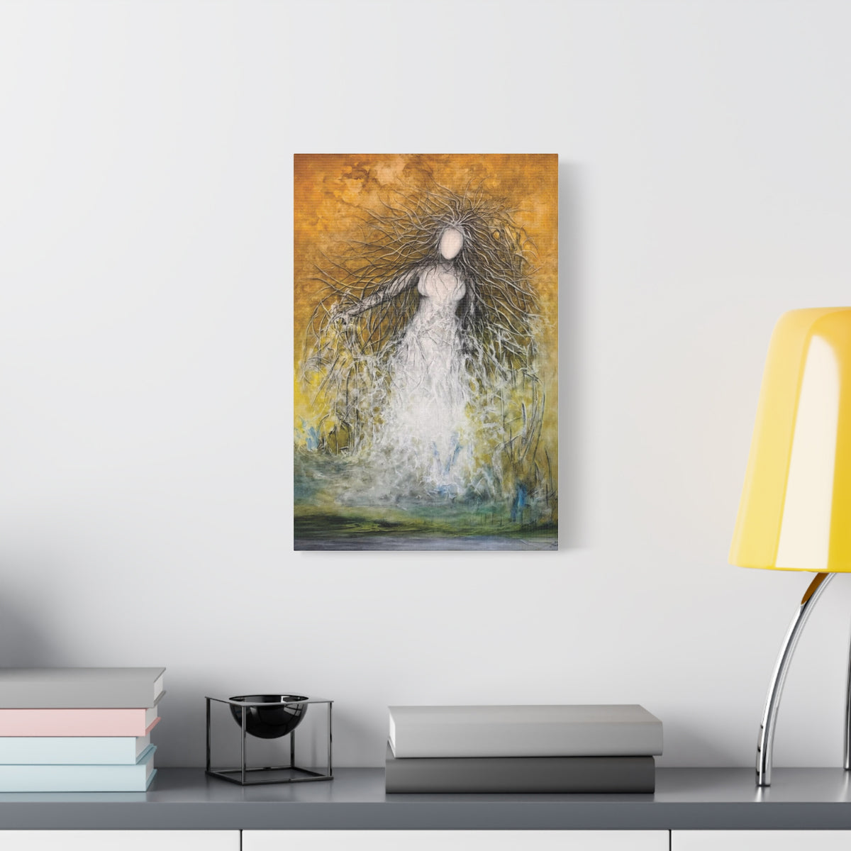 She Who Commands the Light — Matte Canvas Art Print