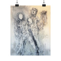 Abstract Figurative Poster — Matte Vertical Art Print