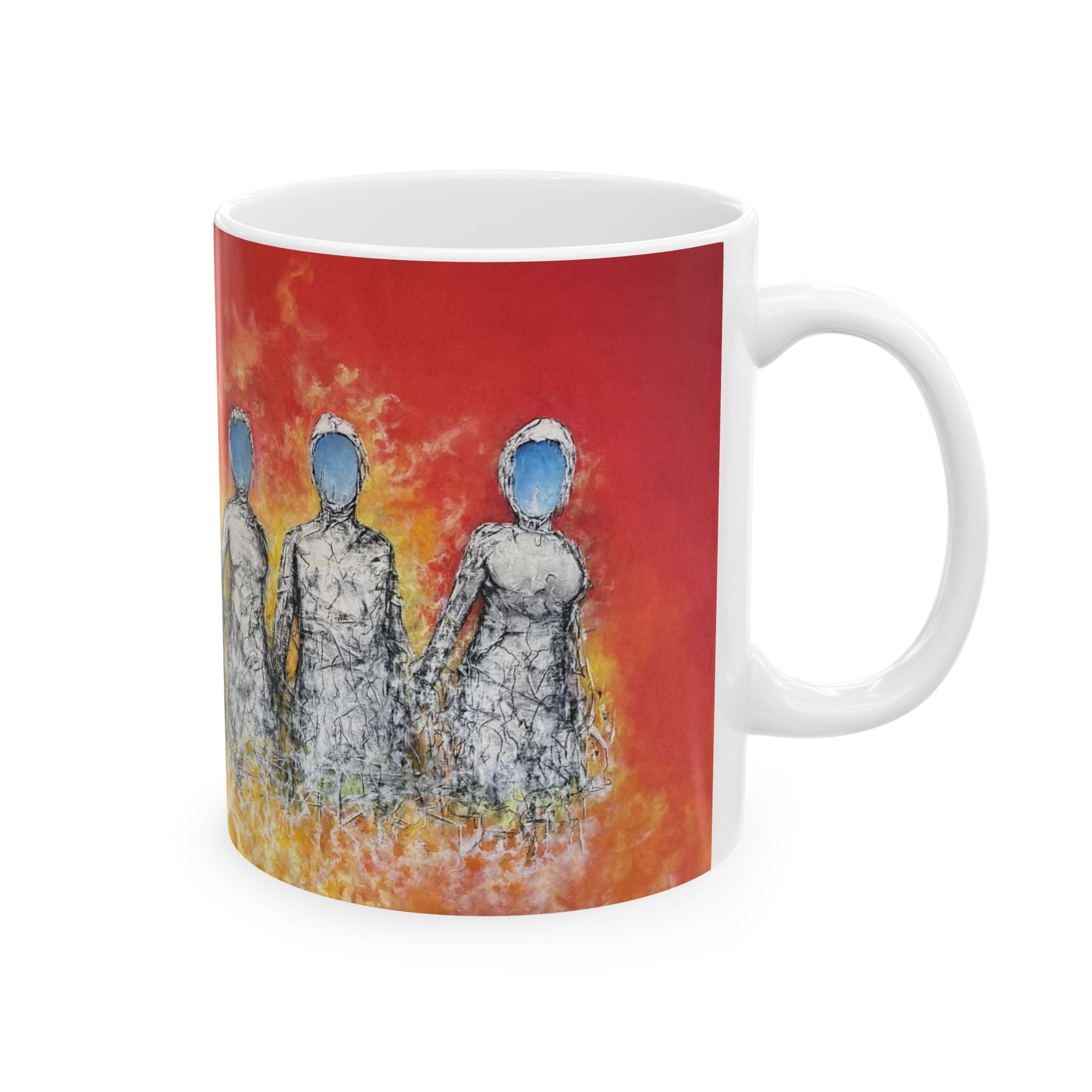 Original oil painting printed on a Mug. Unite your thoughts, before starting your day. — Art by Tobba ( 11oz/15oz)