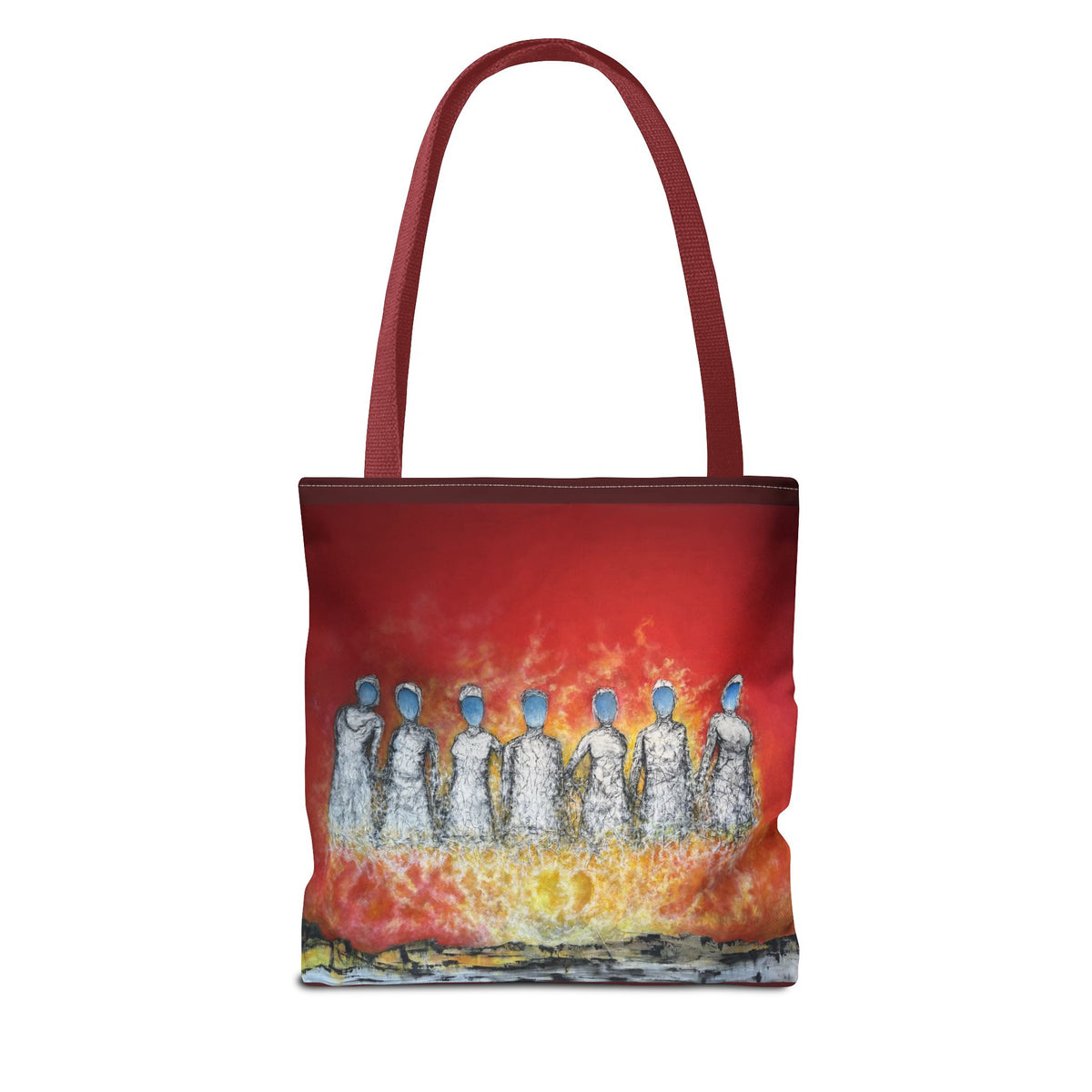 Unite Your Thoughts — Art Tote Bag, 13 × 13 in