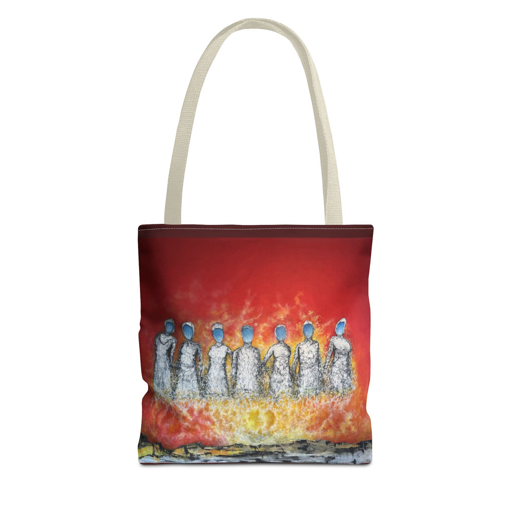 Unite Your Thoughts — Art Tote Bag, 13 × 13 in