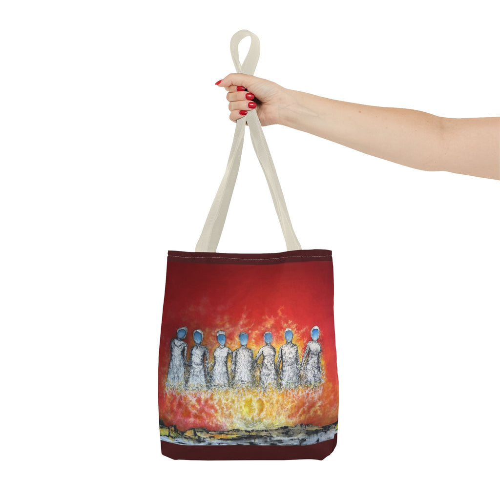 Unite Your Thoughts — Art Tote Bag, 13 × 13 in