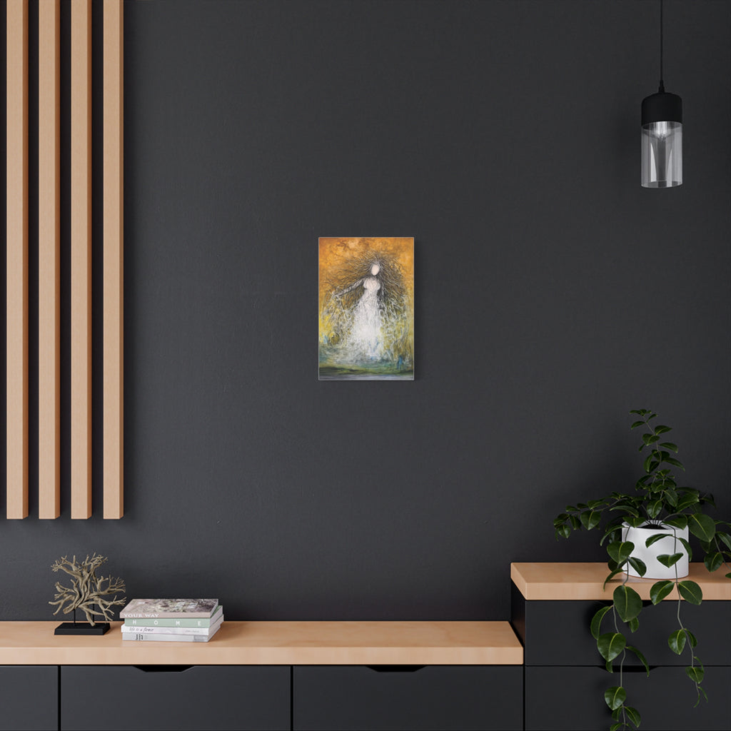 She Who Commands the Light — Matte Canvas Art Print