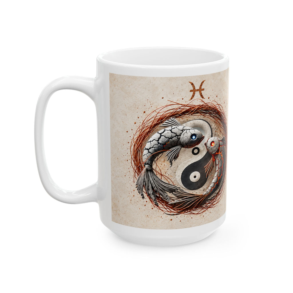 Pisces — Quiet Strength Zodiac Mug, 15oz