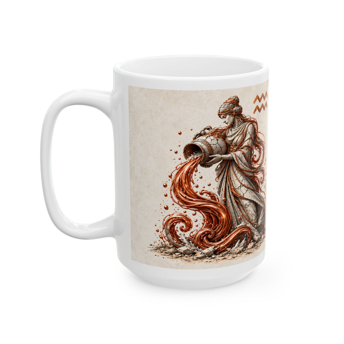 Aquarius — Your Difference Is a Gift Zodiac Mug, 15oz