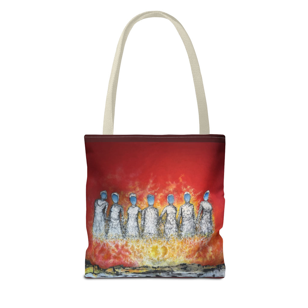 Unite Your Thoughts — Art Tote Bag, 13 × 13 in