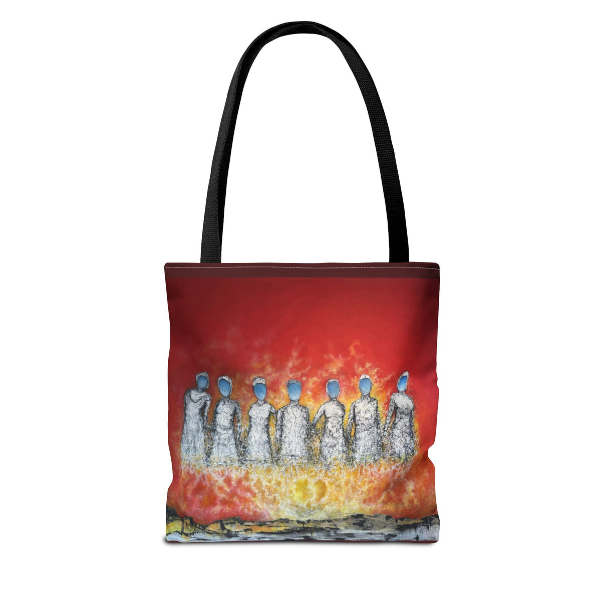 Unite Your Thoughts — Art Tote Bag, 13 × 13 in