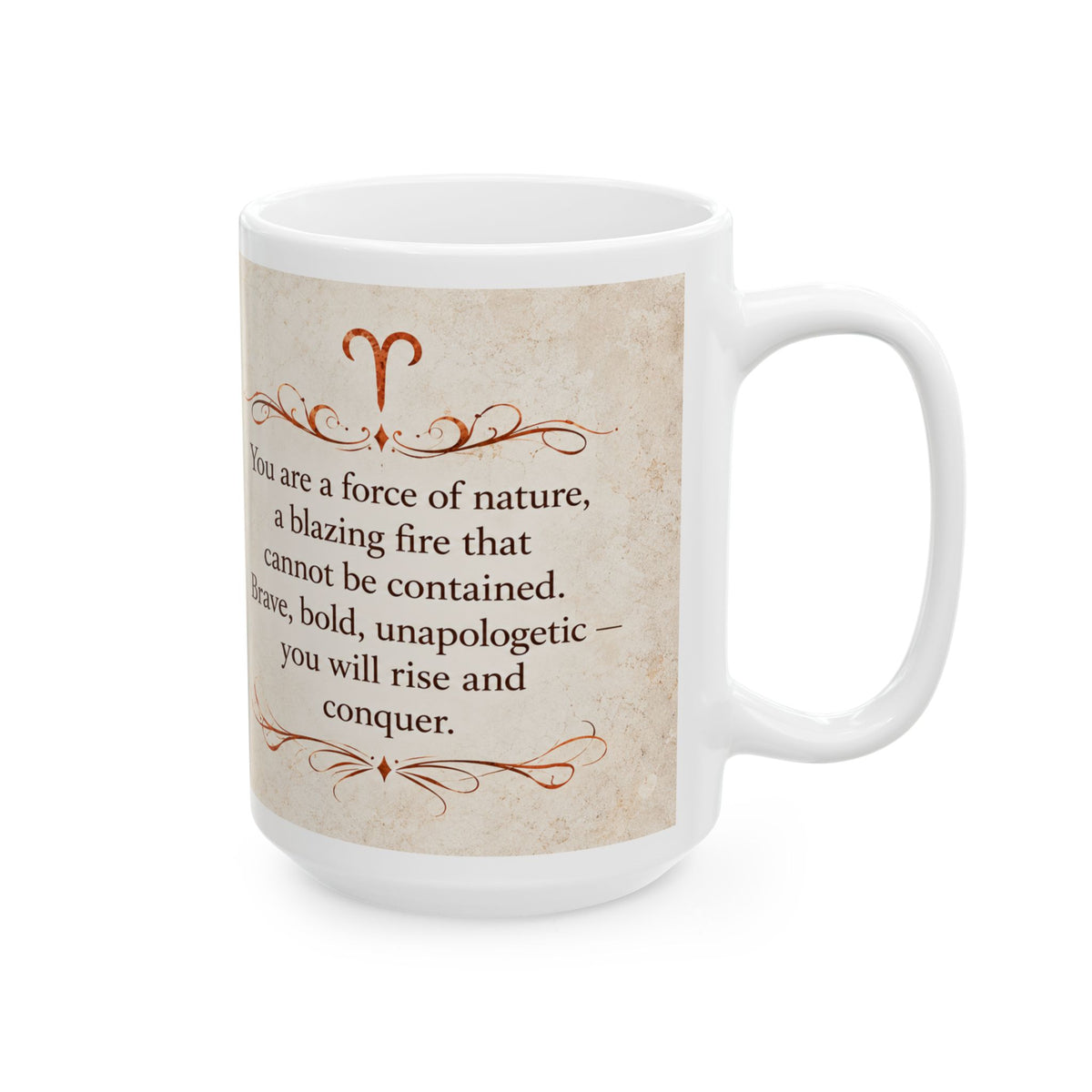 Aries — Force of Nature Zodiac Mug, 15oz