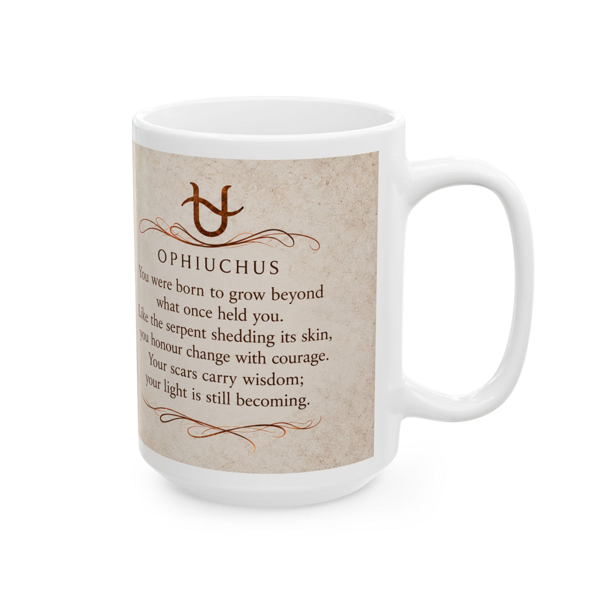 Ophiuchus — Still Becoming Zodiac Mug, 15oz
