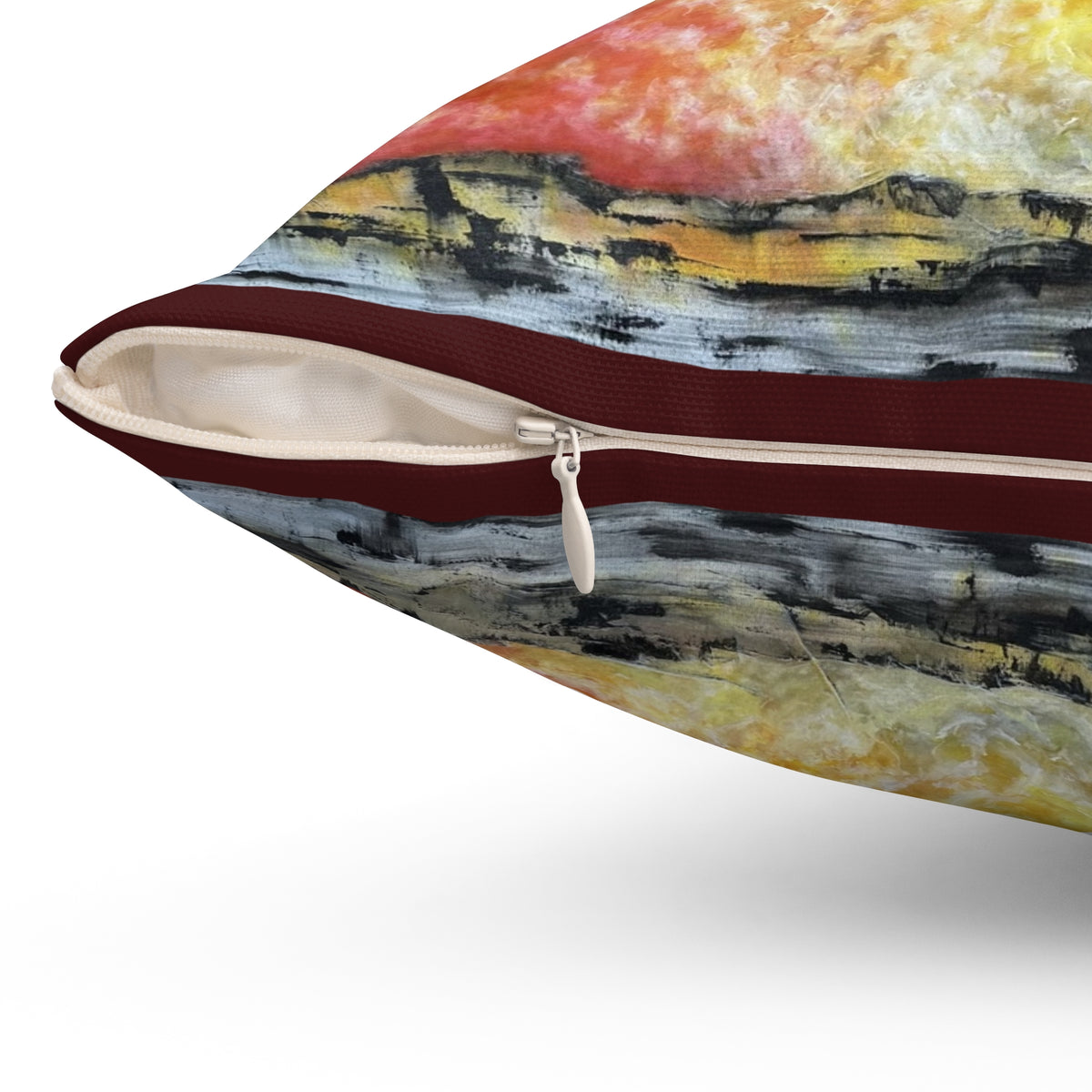 Unite Your Thoughts — Art Cushion, 14 × 14 in