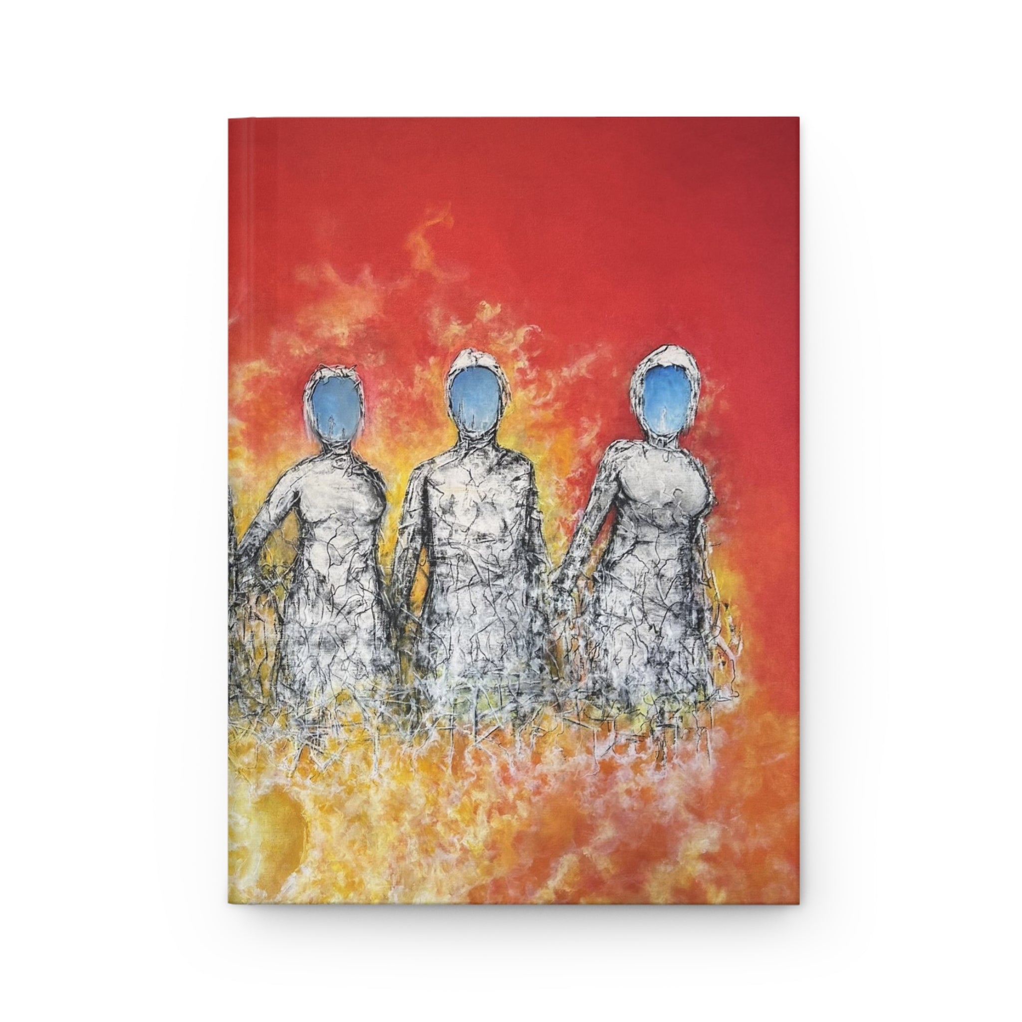 Hardcover Journal — Unit your thoughts. Original oil painting printed on notebook. Art by Tobba