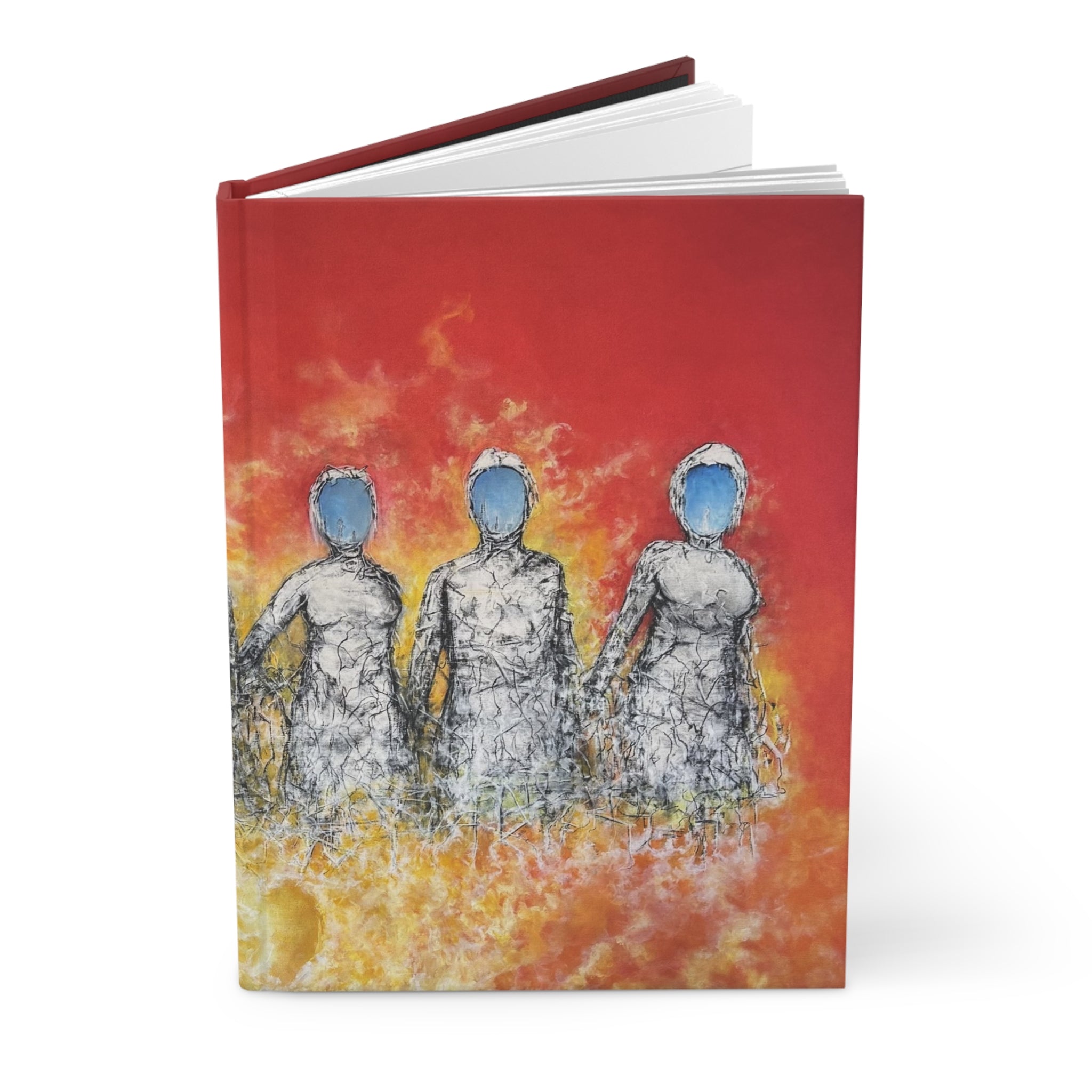 Hardcover Journal — Unit your thoughts. Original oil painting printed on notebook. Art by Tobba