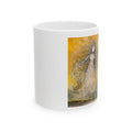 Original oil painting on a Mug. She who commands the light.  —  Art by Tobba ( 11oz/15oz)